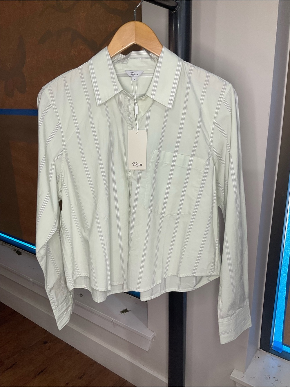 Rails Leon Striped Button-Down Shirt